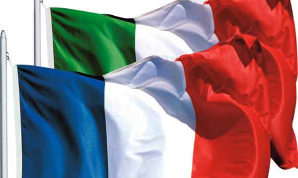 Italia francia bandiera
